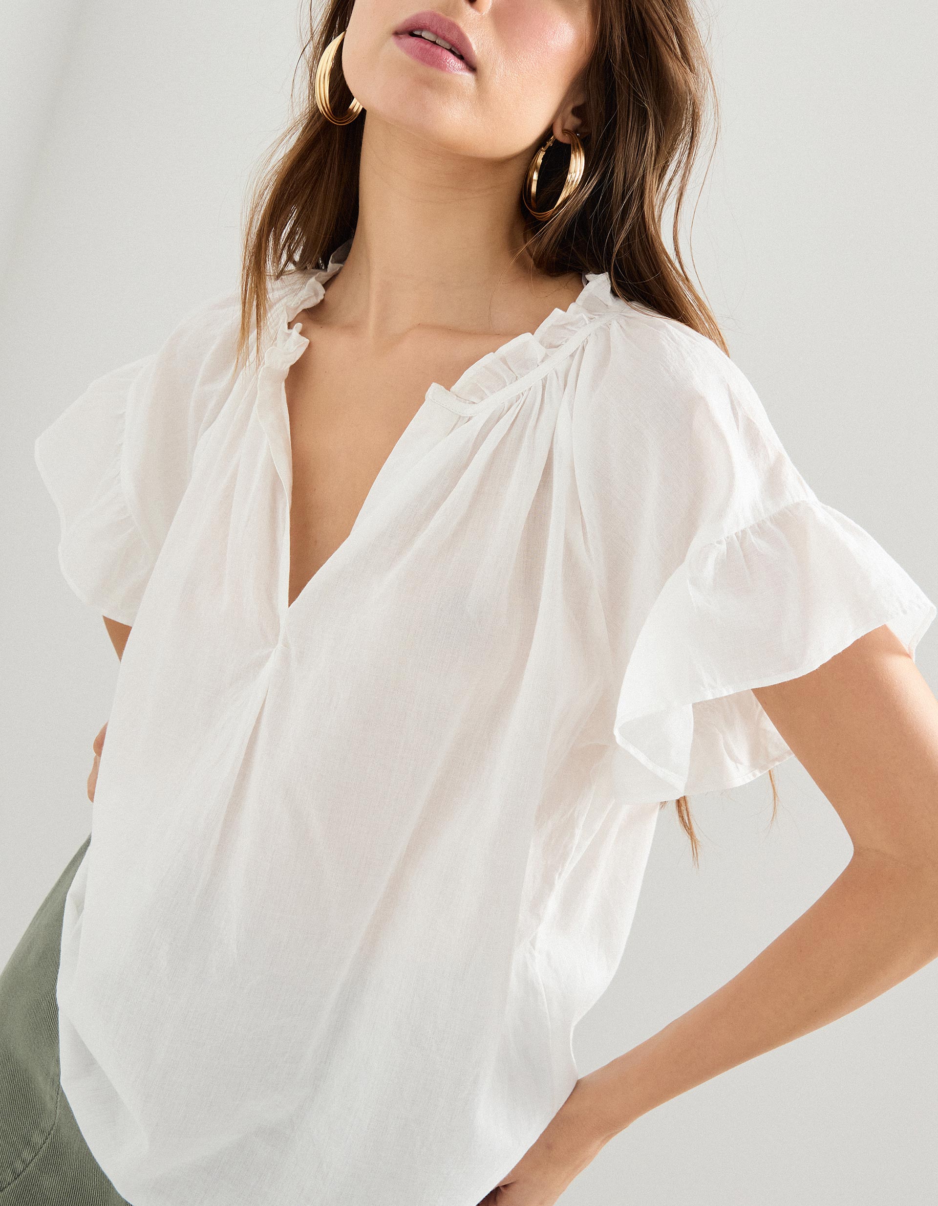 Blusa, Mulher, Branco