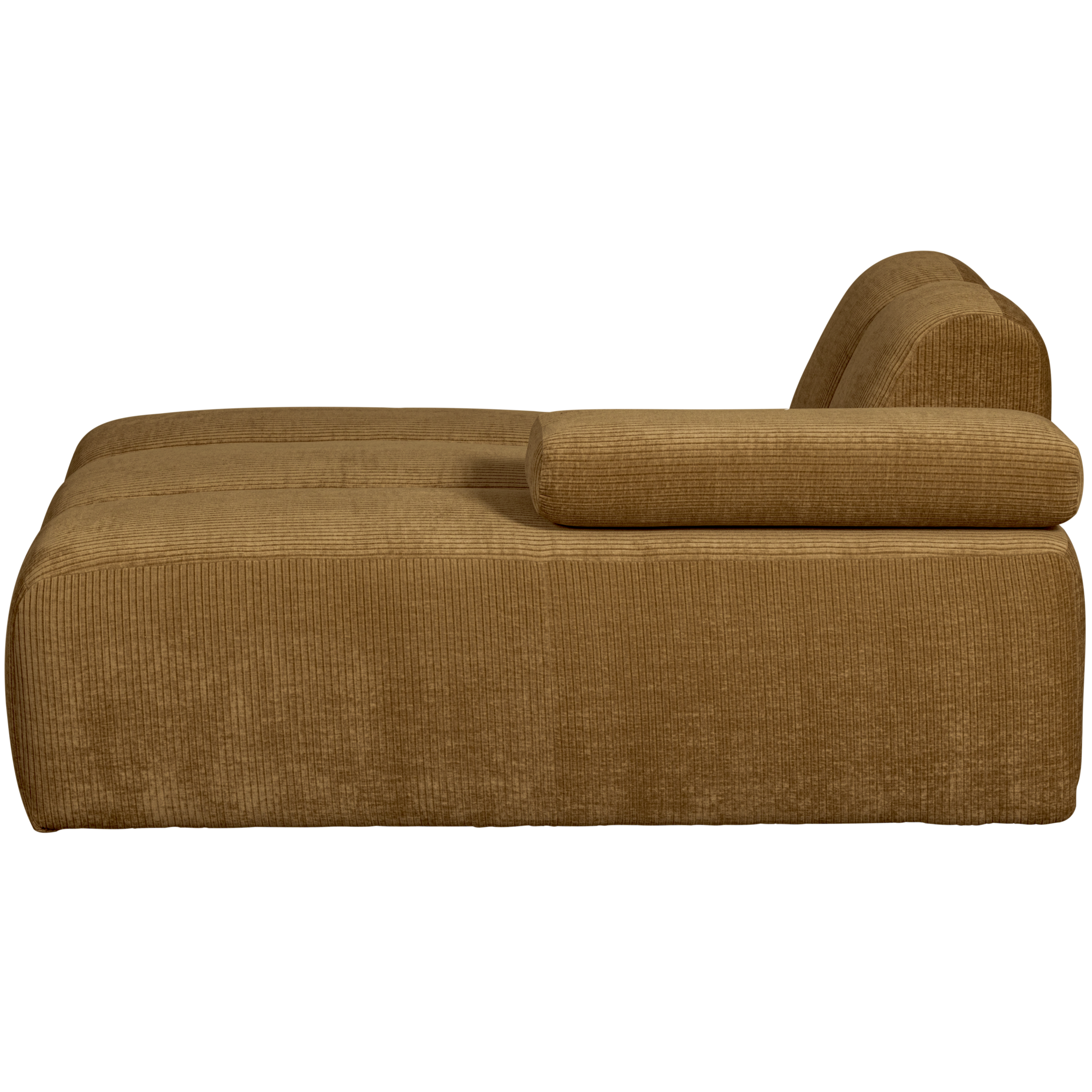 Chaise Longue Mojo Element Mojo Chaise Longue Element Rechts - Geweven Ribstof - Honinggeel
