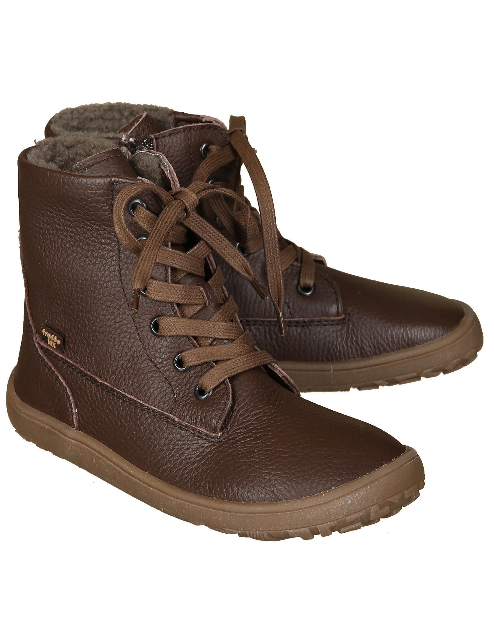 Winterstiefel BAREFOOT TEX LACES in brown