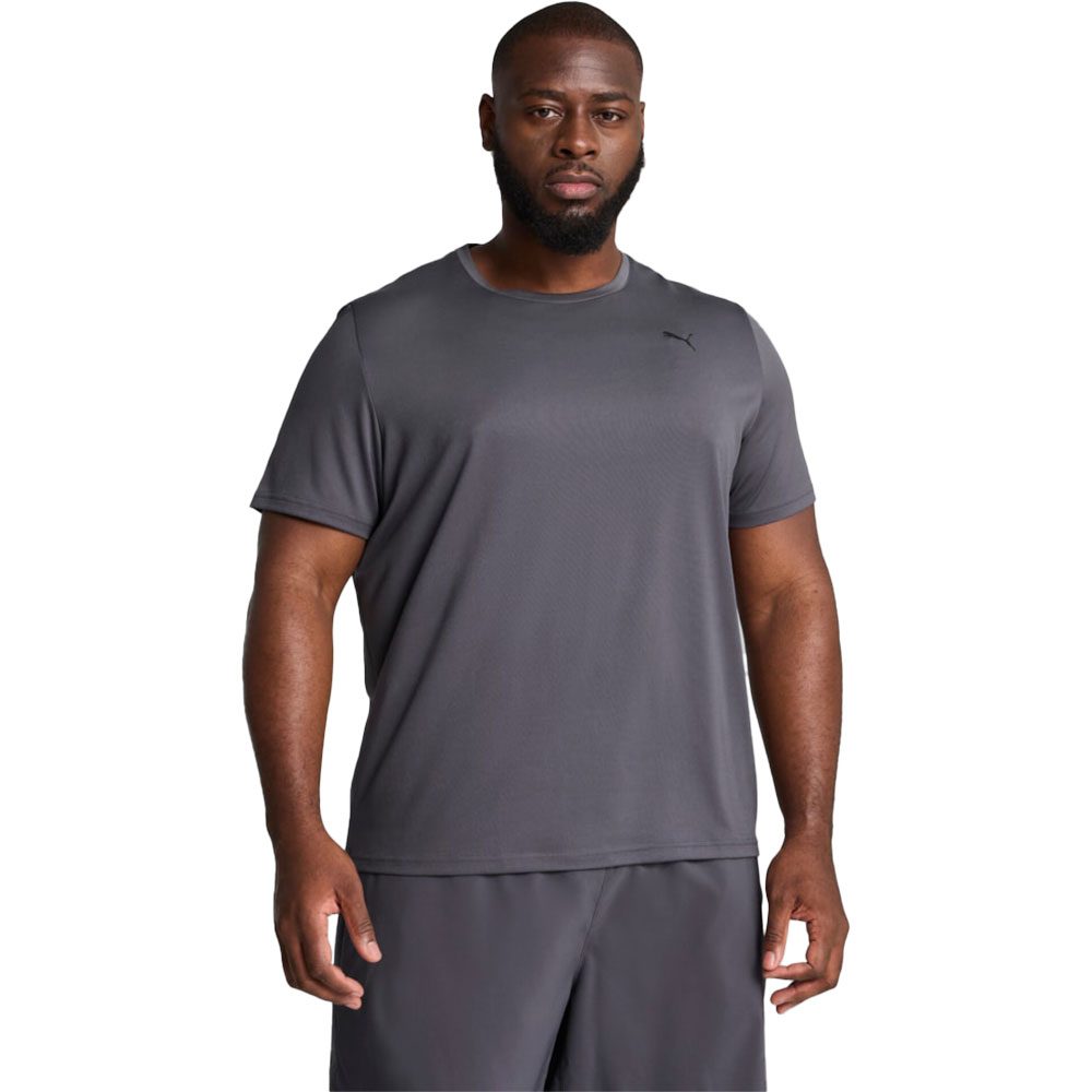Puma M Tad Essentials Solid Cat T-Shirt Herren galactic gray