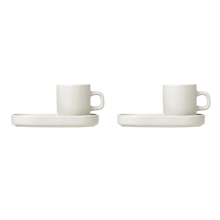 Blomus - Pilar Espressotasse, moonbeam (4-tlg.)