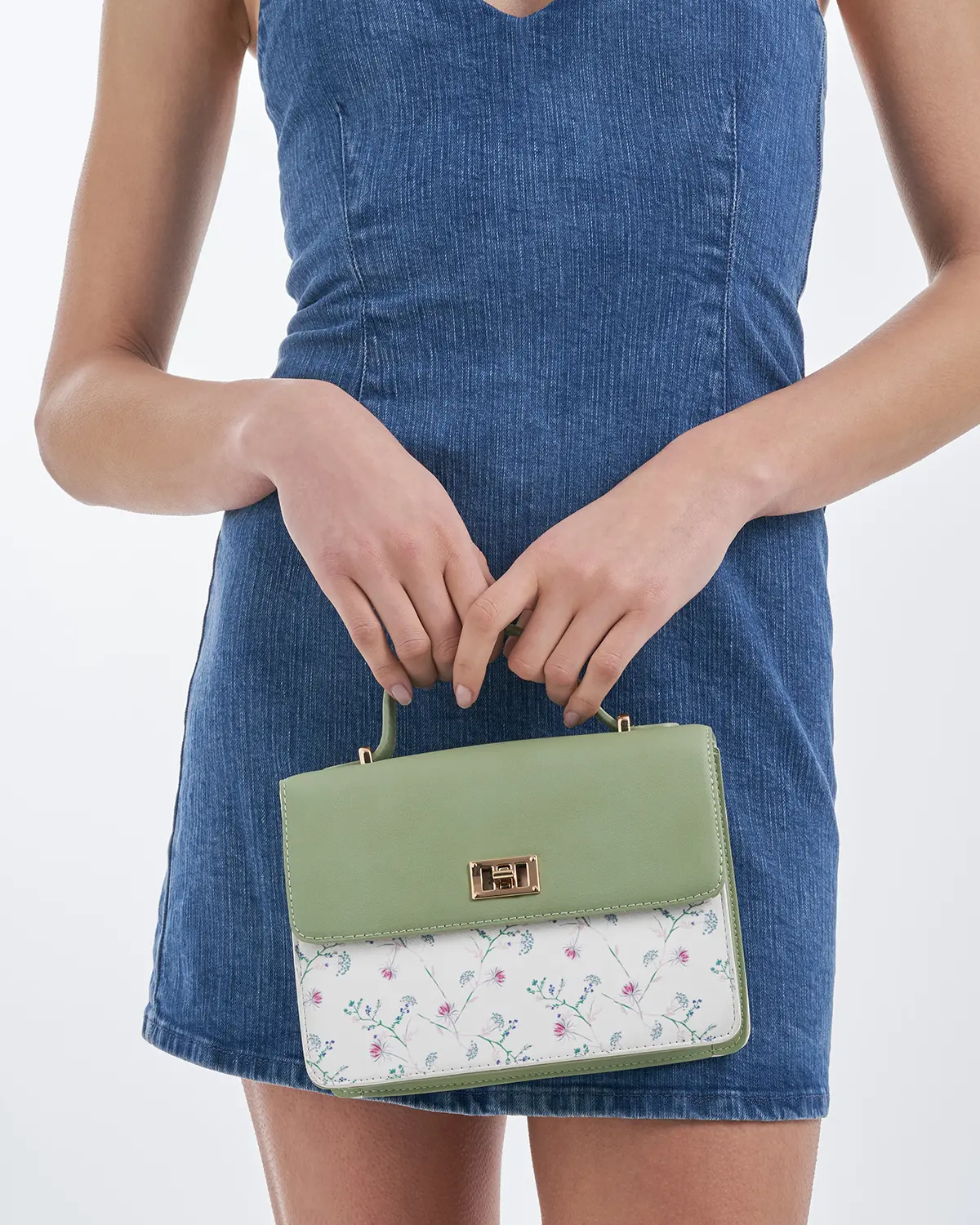 Tasche - Floral Green