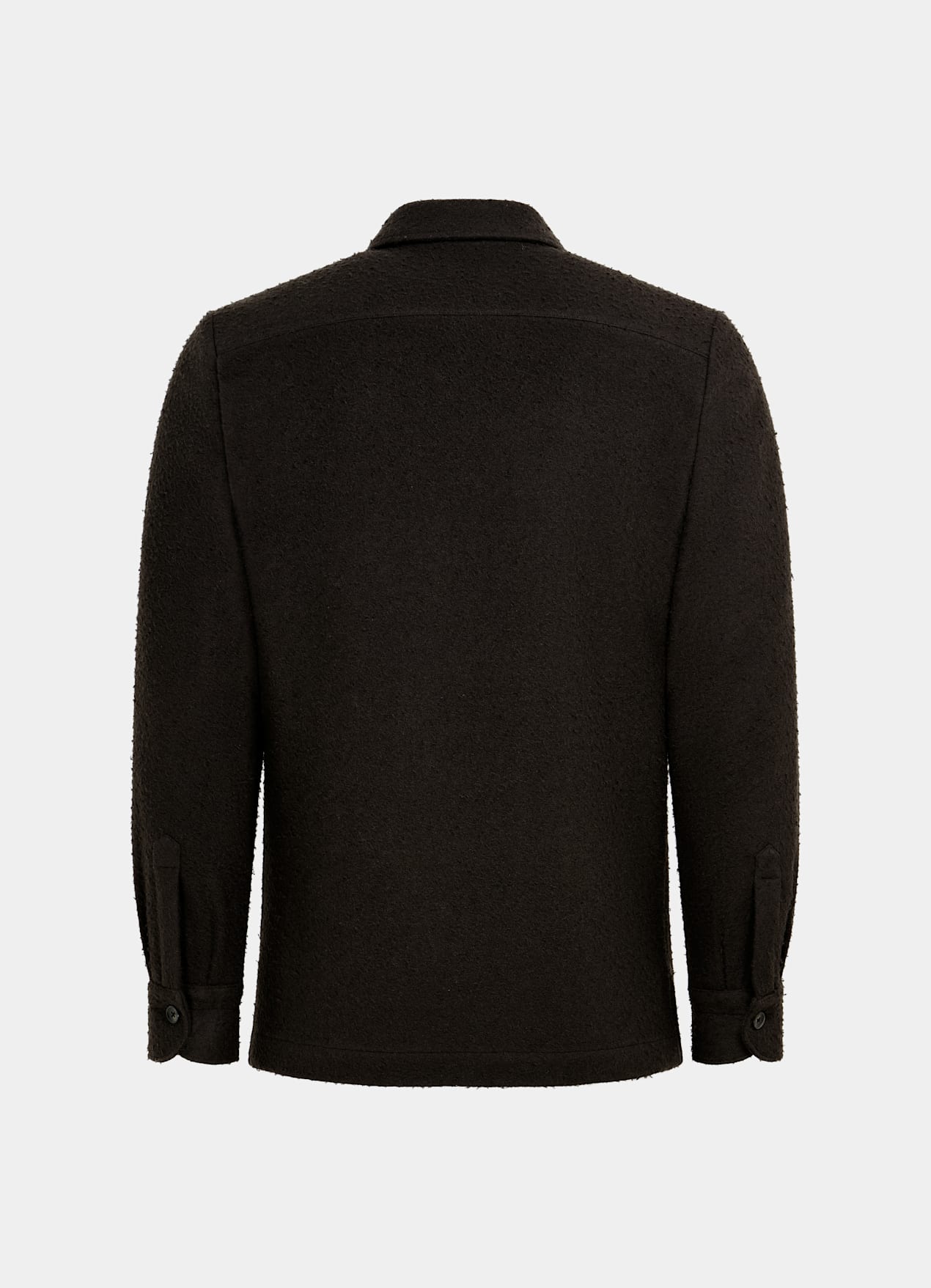 Veste chemise William marron foncé