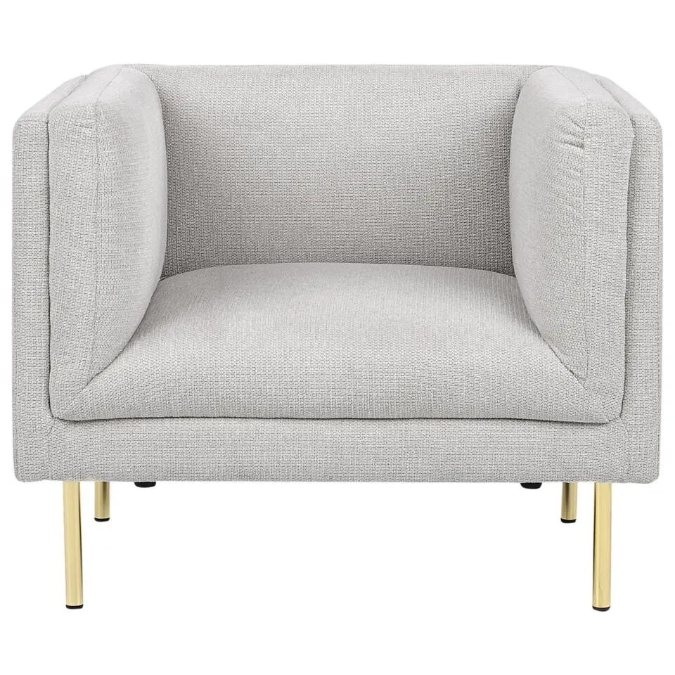 MOEN - Fauteuil - Grijs - Stof