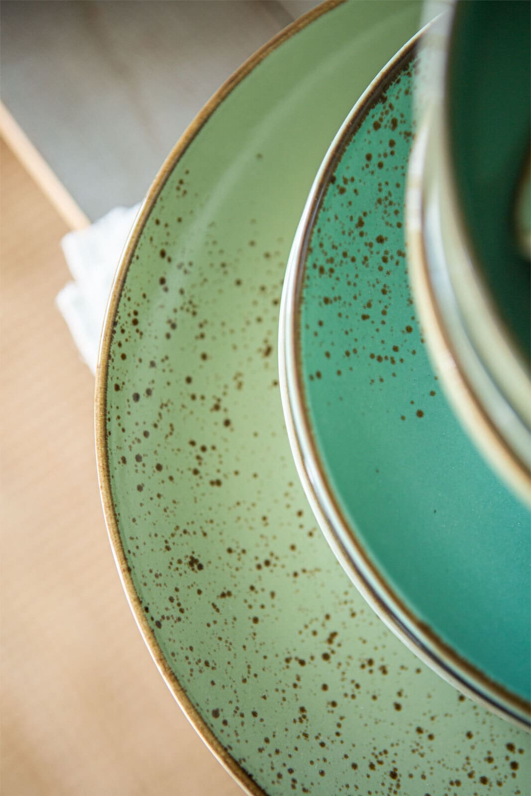 CreaTable Kombiservice NATURE COLLECTION GREEN LIFE 16-teilig grün