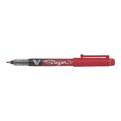 Pilot V Sign Pen - Feutre - pointe moyenne - rouge