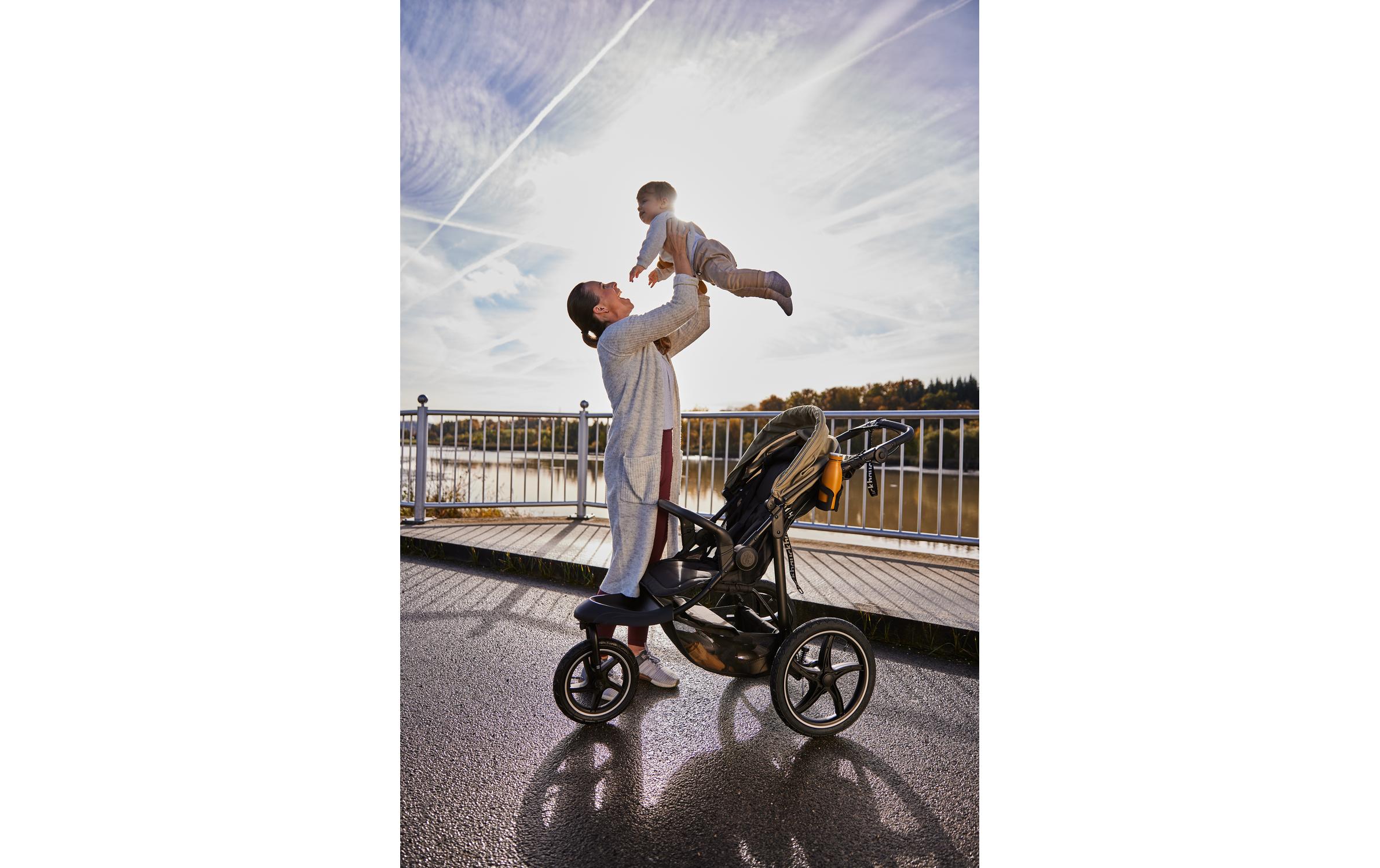 Buggy Runner 3 Olive<br>Robuster Kinderwagen für fast jedes Gelände