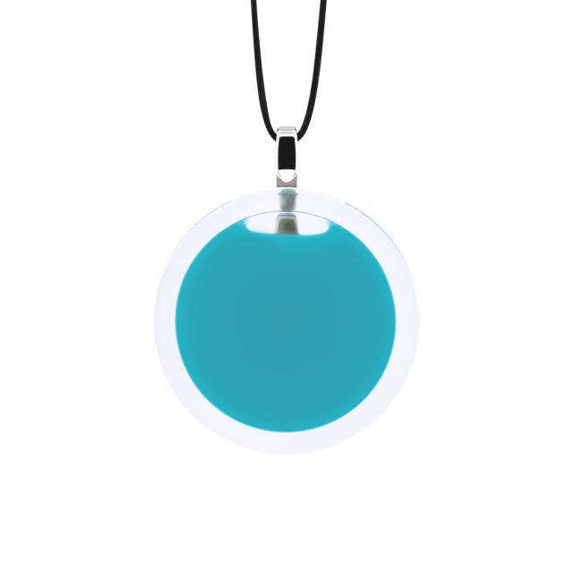 Pendentif en verre soufflé - Cachou Mini Milk