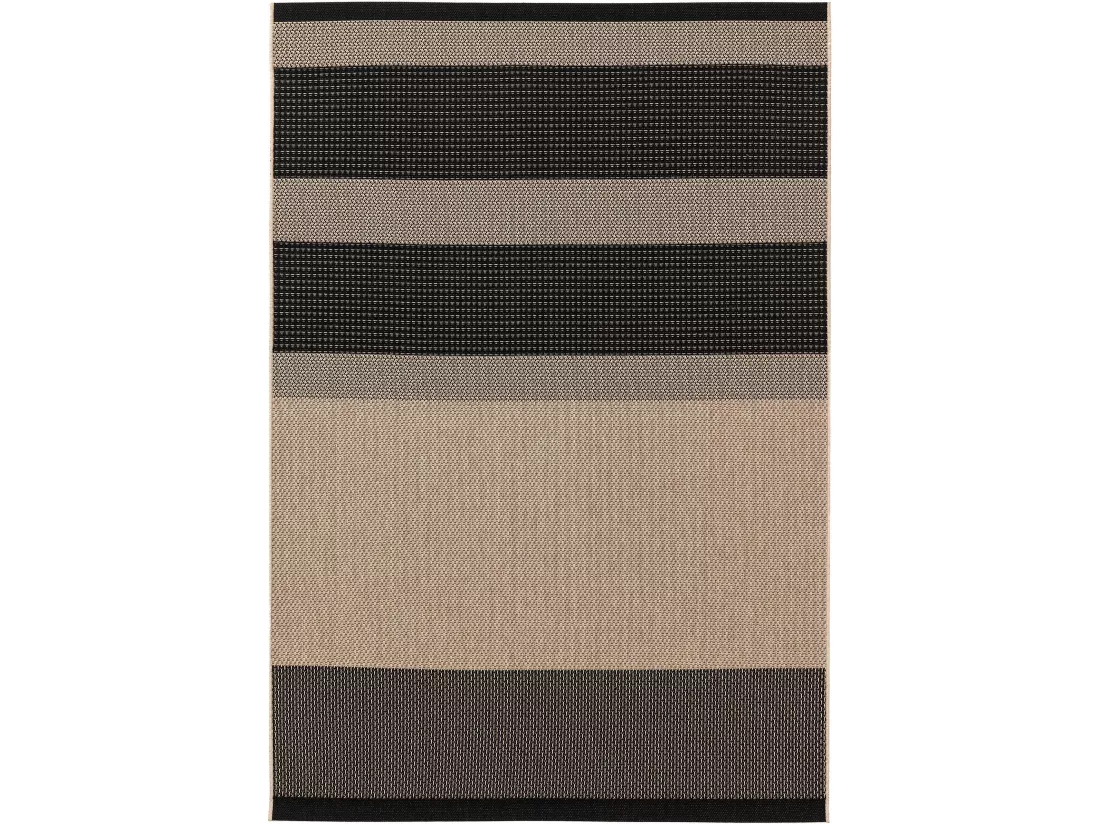Tapis d'extérieur & intérieur Naoto Beige/Noir 160x230 cm