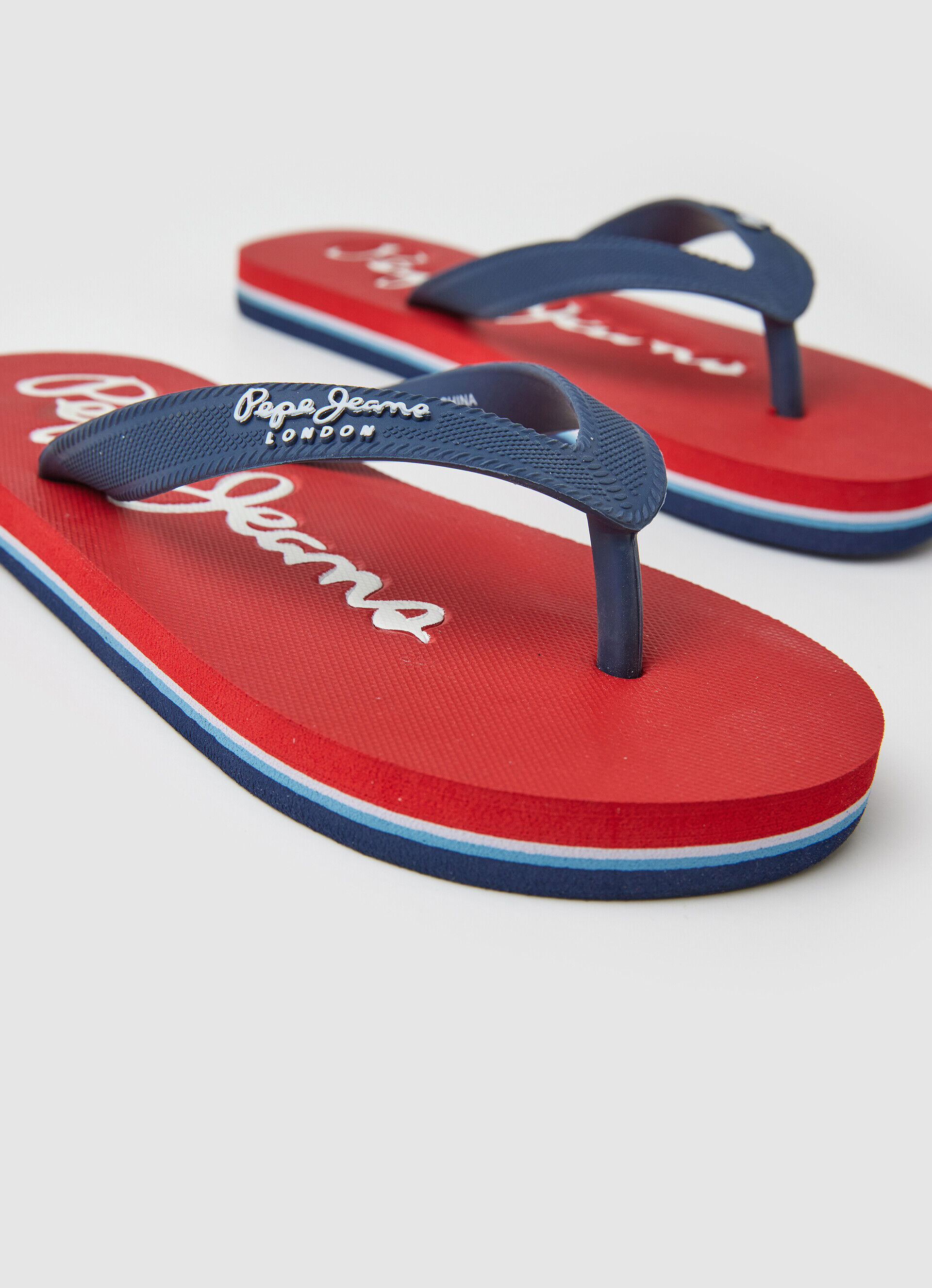 Chinelo básico Bay Beach - vermelho