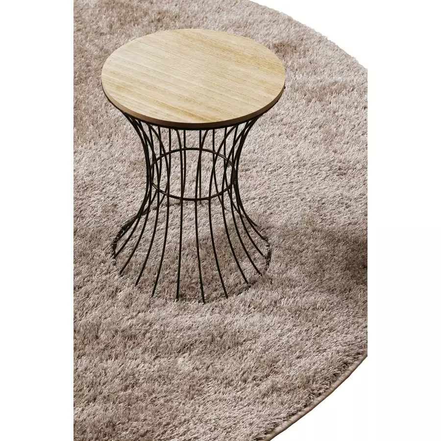 Wecon home basics Hochflorteppich Fanny sand beige