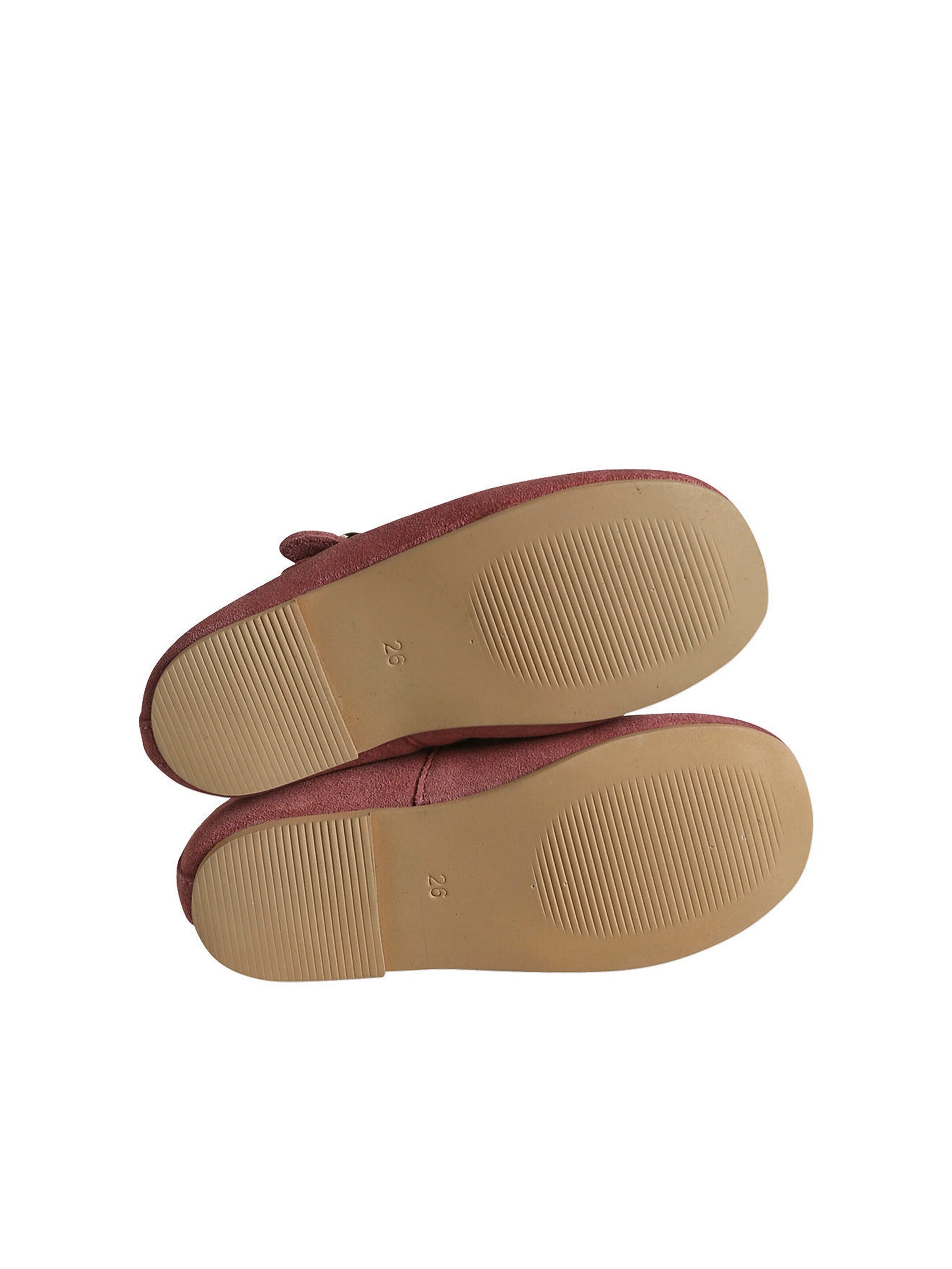 Vertbaudet Mädchen Ballerinas mit Anziehtrick altrosa