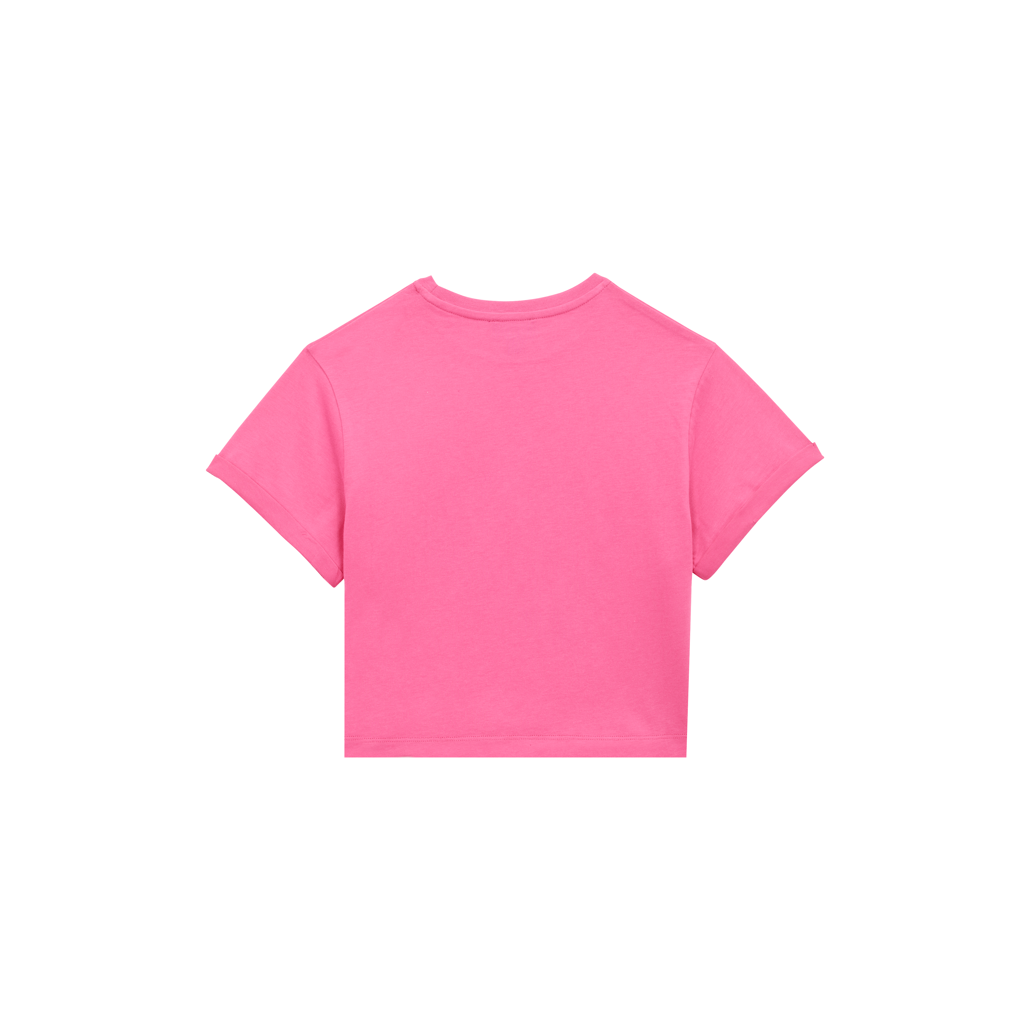 T-shirt en coton organique fille imprimé
