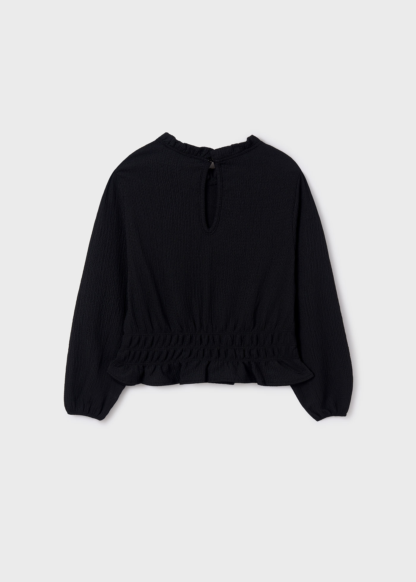 Blusa franzida para meninas