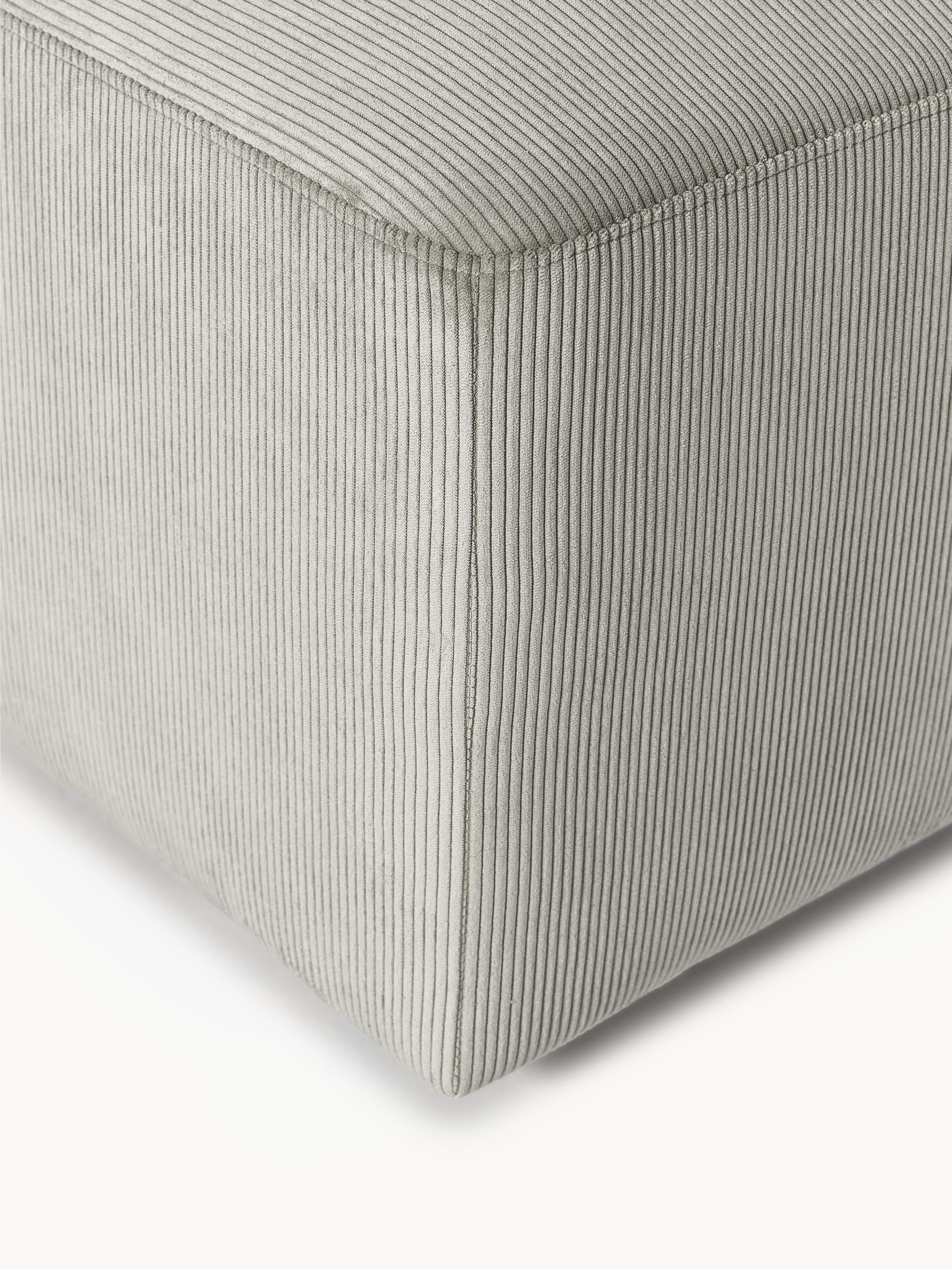 XL poef Melva van corduroy, B 116 x D 72 cm