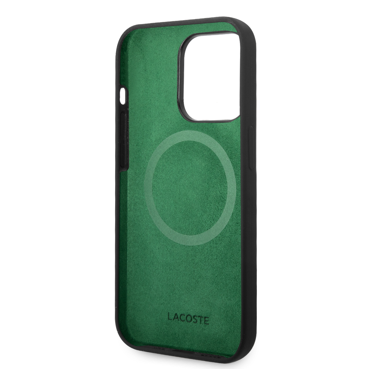 iPhone 15 Pro Max MagSafe Hardcase Silikon Hülle (LCHMP15XSLOK) - Schwarz
