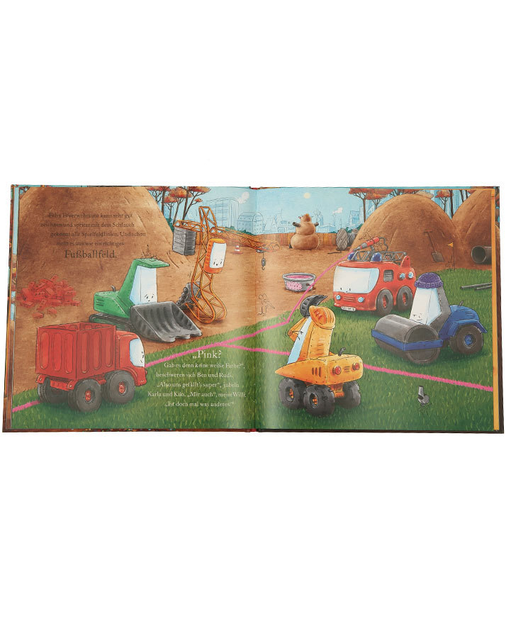Bagger Ben feiert Geburtstag- Eine kunterbunte Geschichte aus dem Baustellen-Kindergarten, 3 Teile
