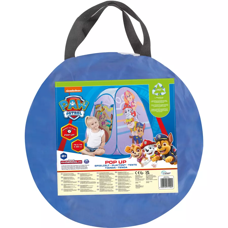 John® Pop Up Spielzelt Paw Patrol in Tragetasche