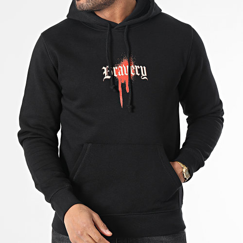 Sweat Capuche Bravery Cap Noir