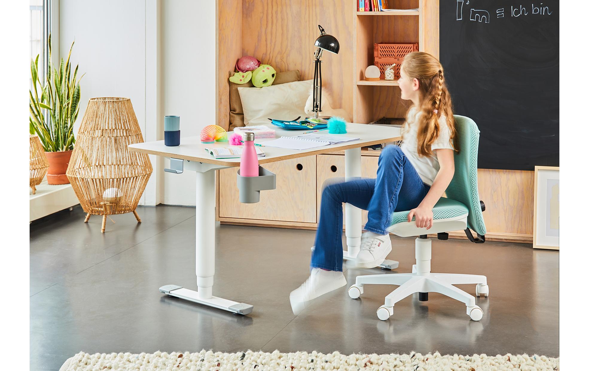 Kinder Bürostuhl Sitness HomeS'Cool, Mint<br>So macht das Lernen erst richtig Spass