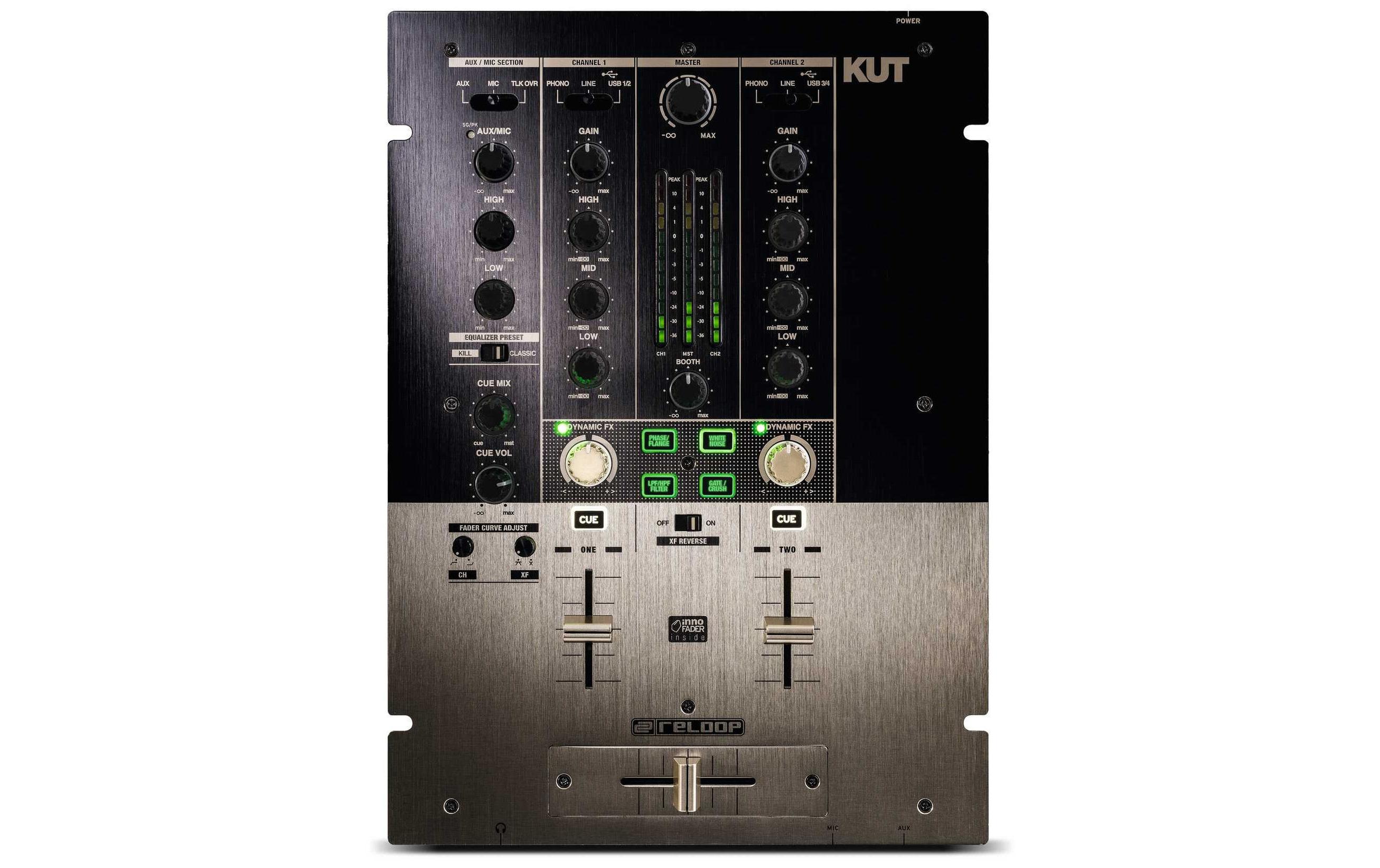 DJ-Mixer KUT<br>Digitaler Battle-FX-Mixer mit USB-Interface