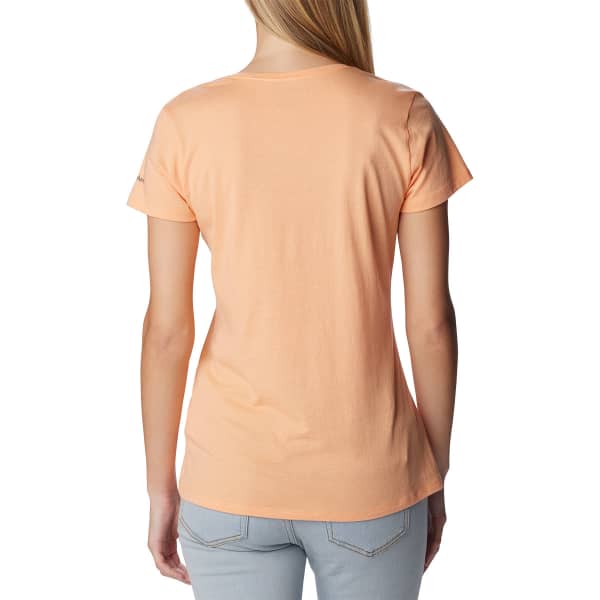 T-shirt randonnée COLUMBIA DAISY DAYS™ SHORT SLEEVE GRAPHIC TEE PEACH HEATHER/BUGVENTURE GRAPHIC
