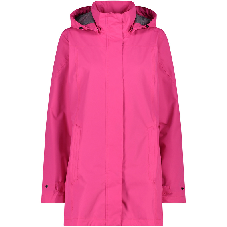 CMP Damen Rain Hoodie Button Jacke