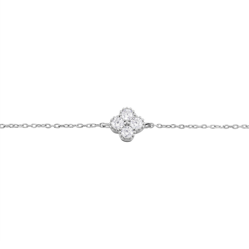 Bracelet Mailys Argent Blanc Oxyde De Zirconium