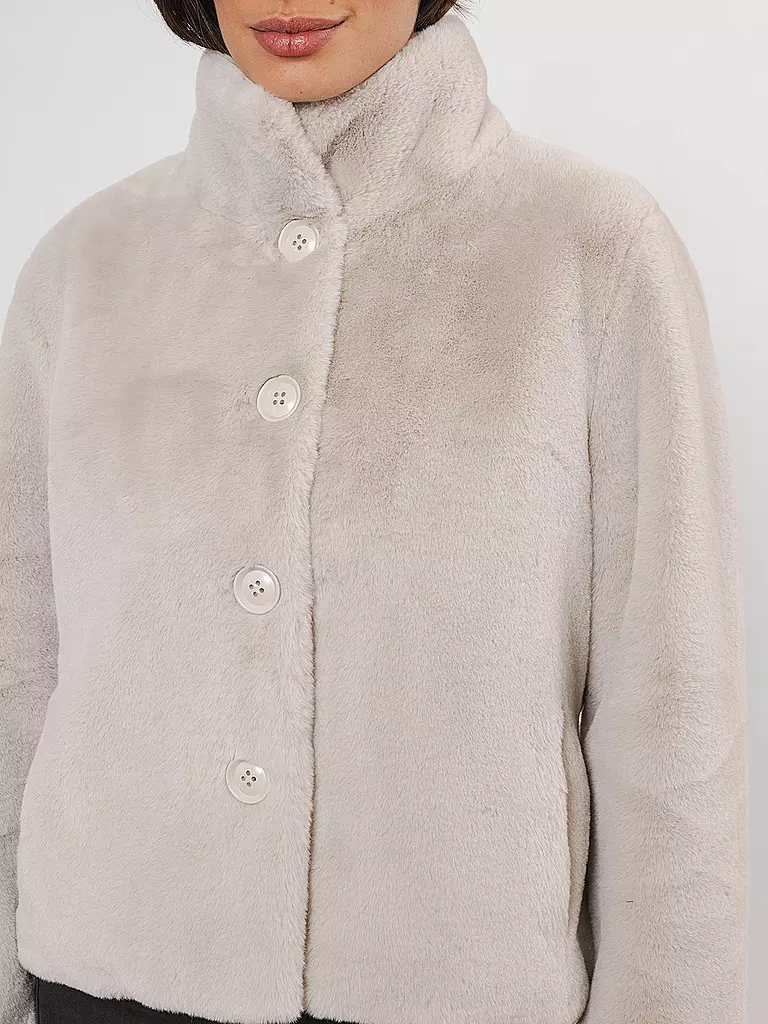 RINO&PELLE Jacke in Felloptik VIE creme