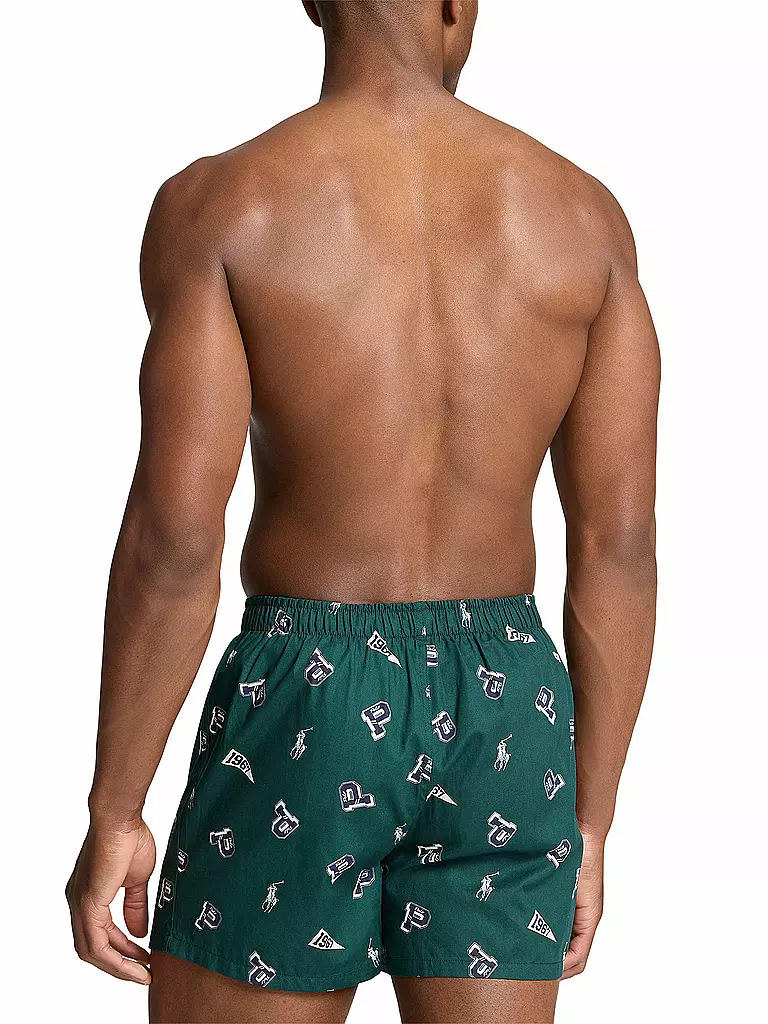 POLO RALPH LAUREN Boxershorts 3-er Pkg print navy dunkelgrün