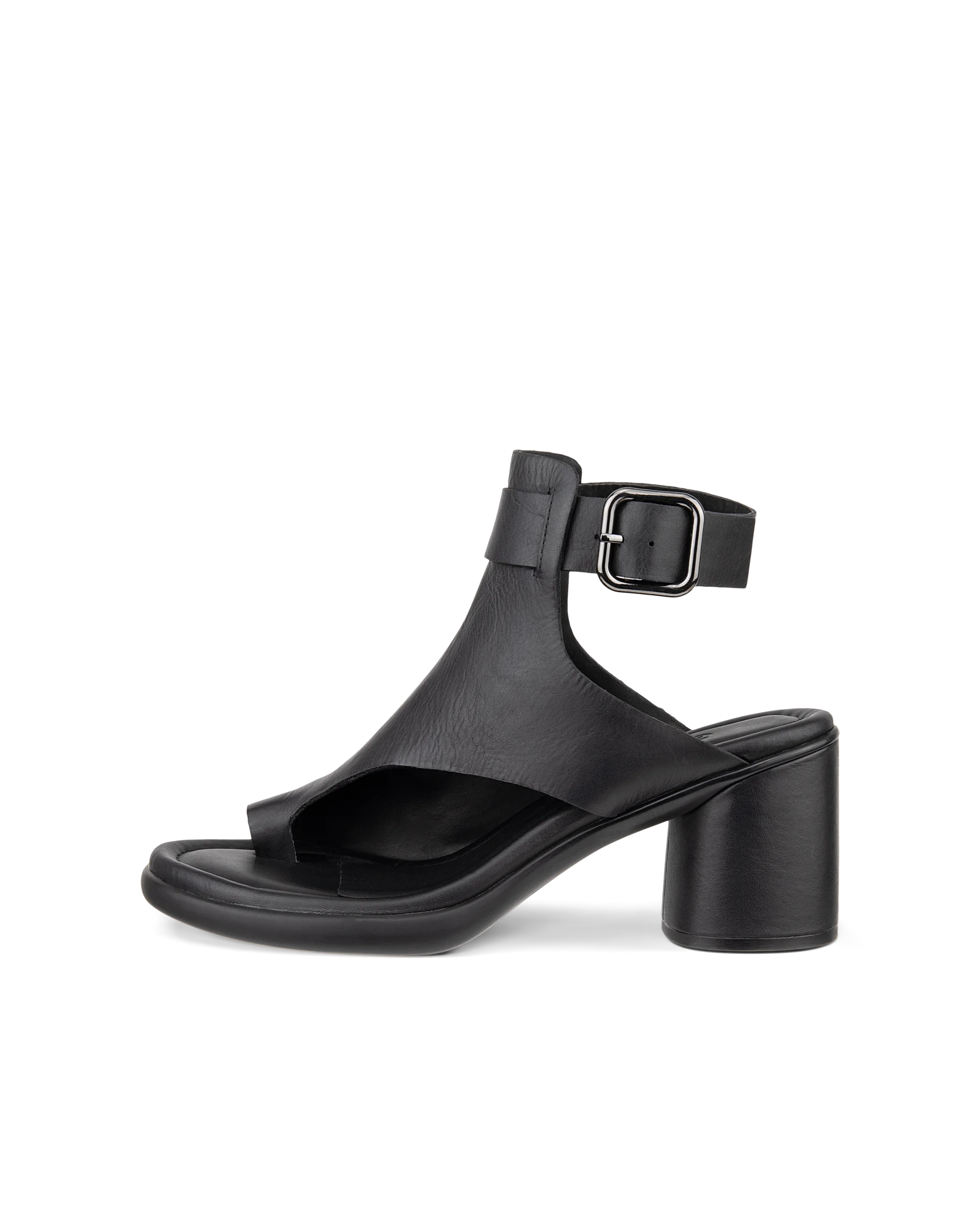 ECCO SCULPTED SANDAL LX 55 Damen Ledersandale mit Absatz Schwarz