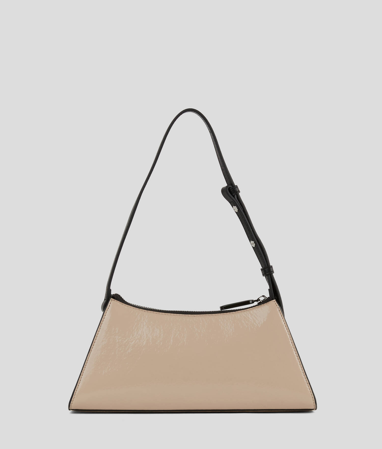 MINI SAC PORTÉ ÉPAULE EN SIMILI CUIR - Taupe du désert