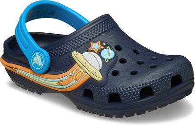Crocs Classic UFO Lights Kids Sandaler, Navy