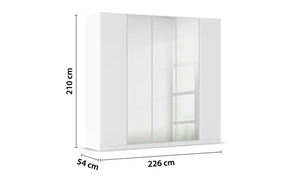 Falttürenschrank 5 Stück 226 cm