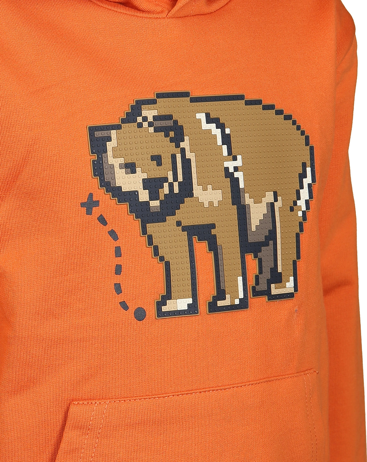 Kapuzen-Sweatshirt BROWNBEAR in safrangelb