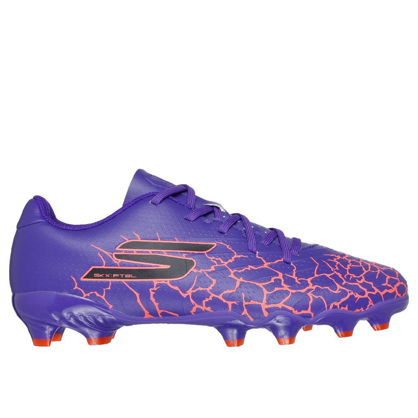 Skechers SKX_1.5 Gras Voetbalschoenen (FG) Kids Paars Oranje Zwart