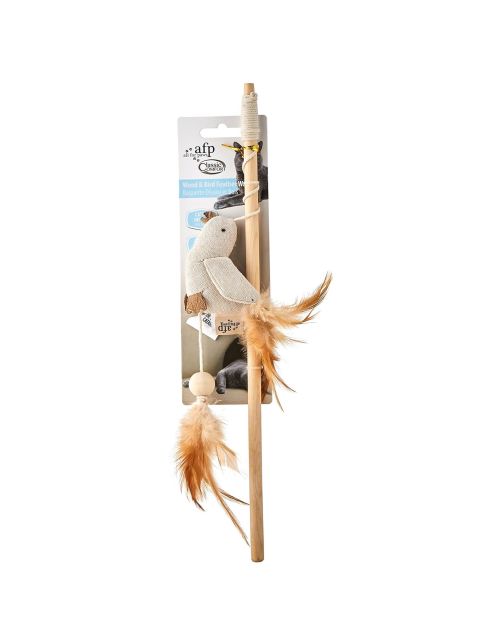 All For Paws Classic Comfort Catnip Bal Met Staart - Kattenspeelgoed - 22x5x5 cm Multi-Color