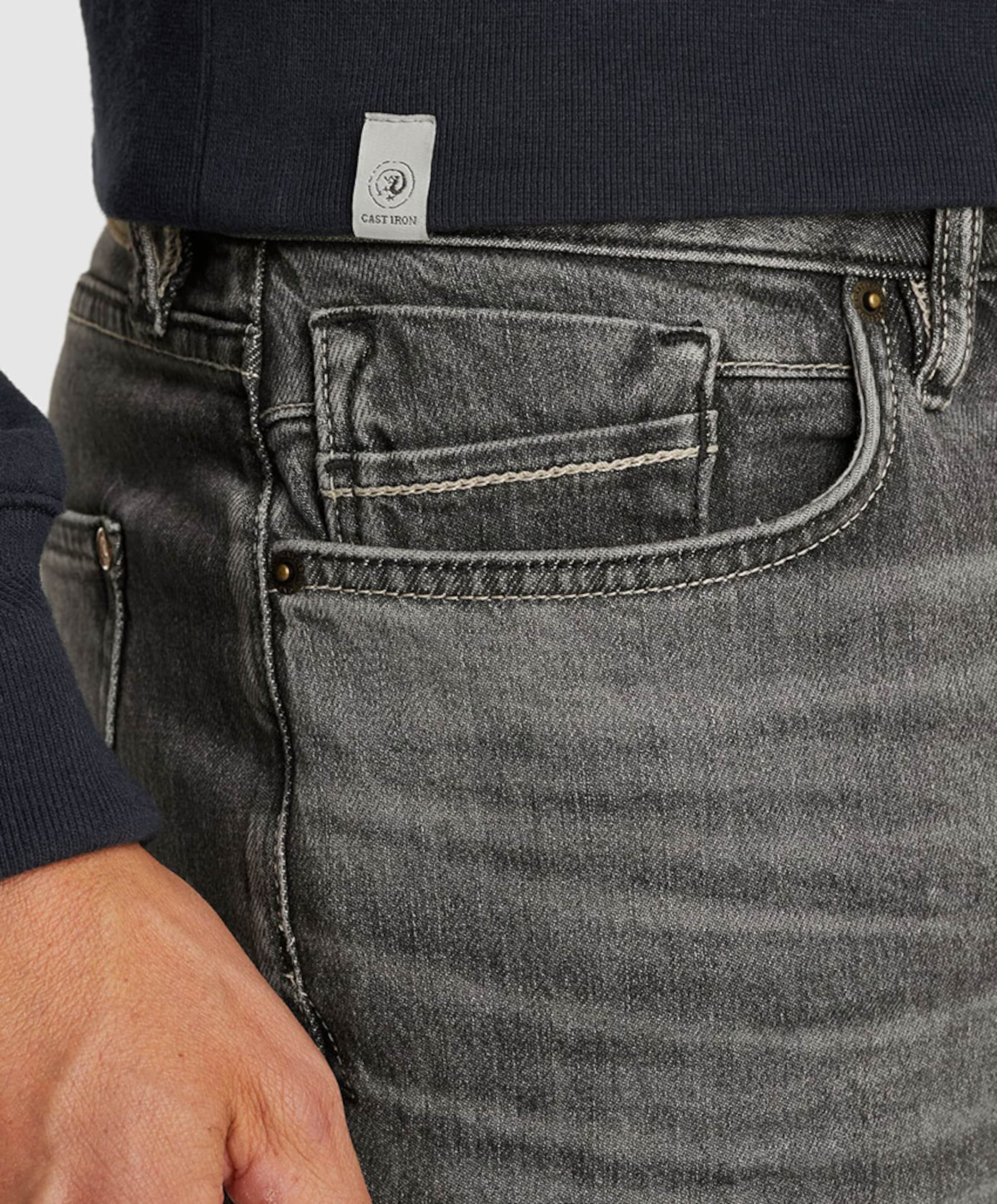 Cast Iron VALVER REGULAR DURABLE VINTAGE WAS heren jeans grijs