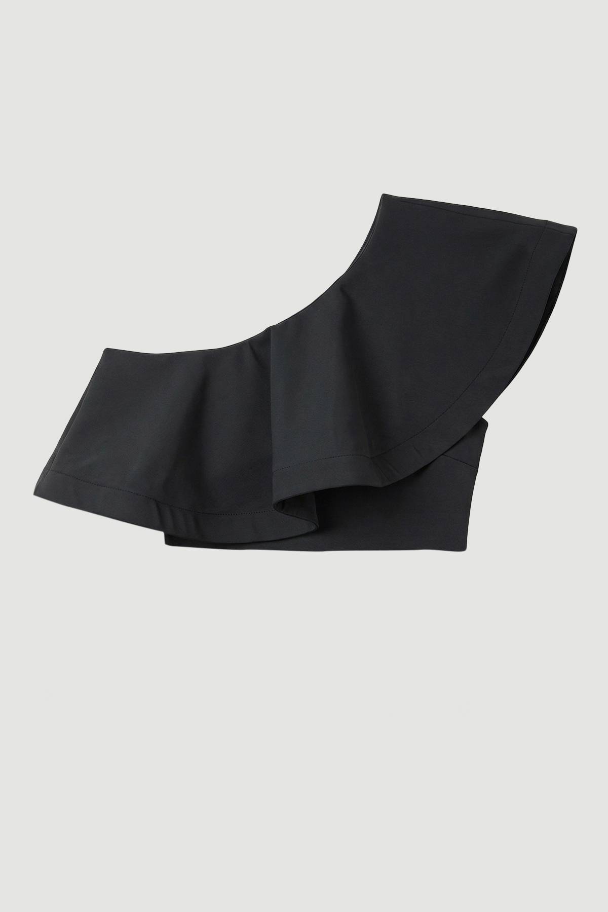 KarenMillen Top de bikini à volants asymétrique Drama