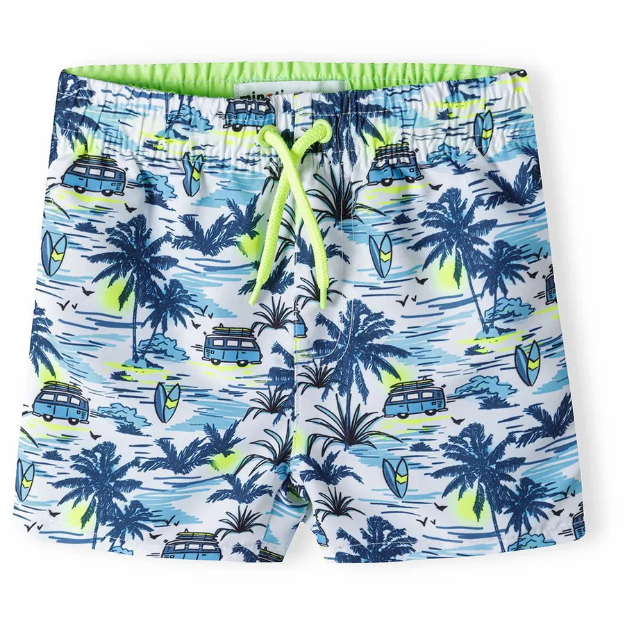 MINOTI Badeshorts WeißBlau
