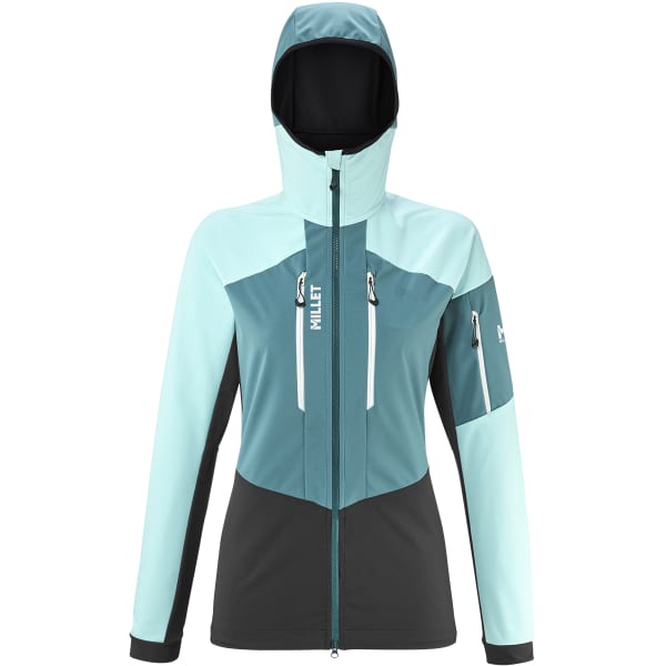 Veste softshell MILLET M WHITE SHIELD JKT W BLACK/ARUBA
