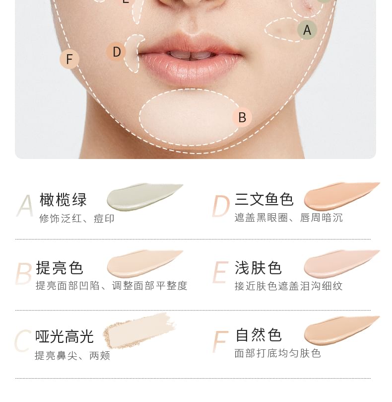 RUORI LIANA - Invisible Magic Concealer Palette - 2 soorten
