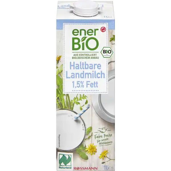 Haltbare Landmilch 1,5% Fett Naturland