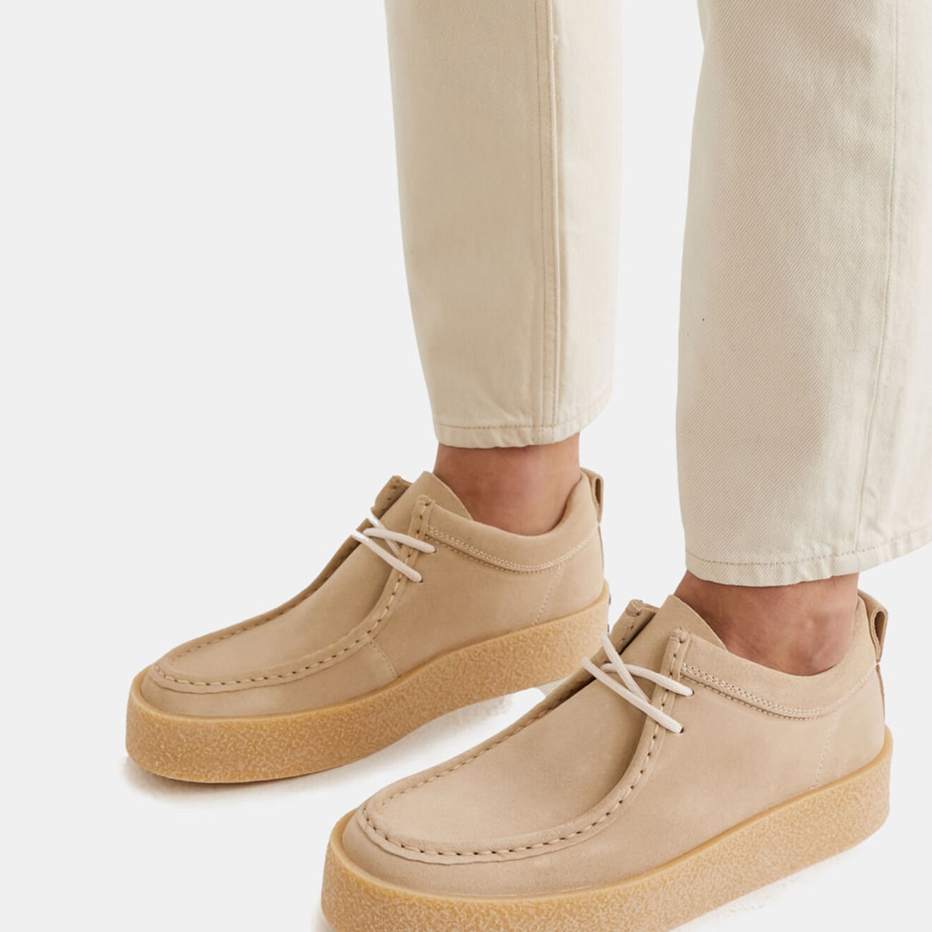 Tommy Hilfiger Mocassins en Velours de Cuir beiges