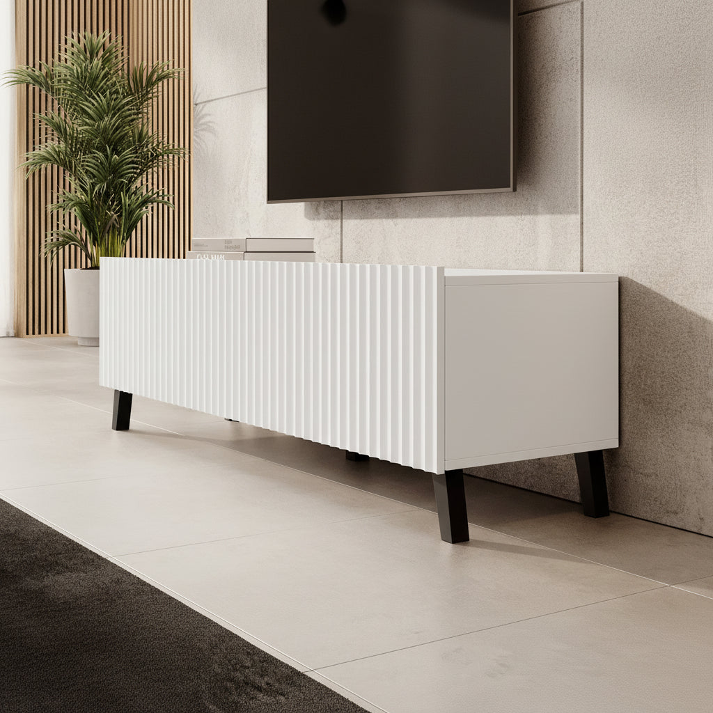 Pepinos 2 - TV-Meubel - Wit - 150x42x44 cm
