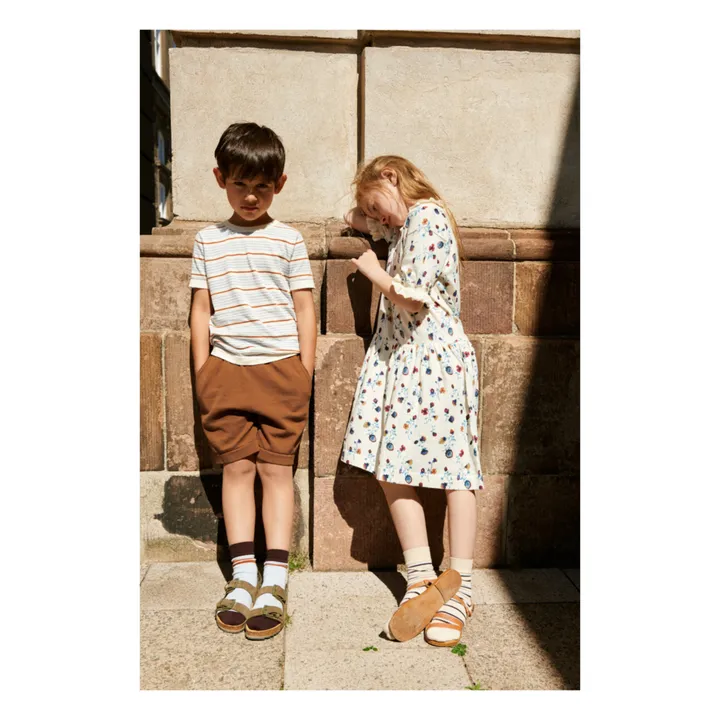 FUB Short Maille Fine Coton Bio | Marron