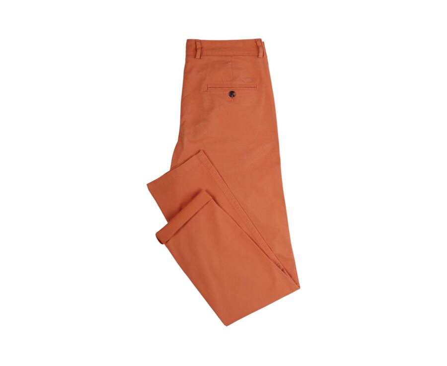 Pantalon chino homme Orange givré - KYRK