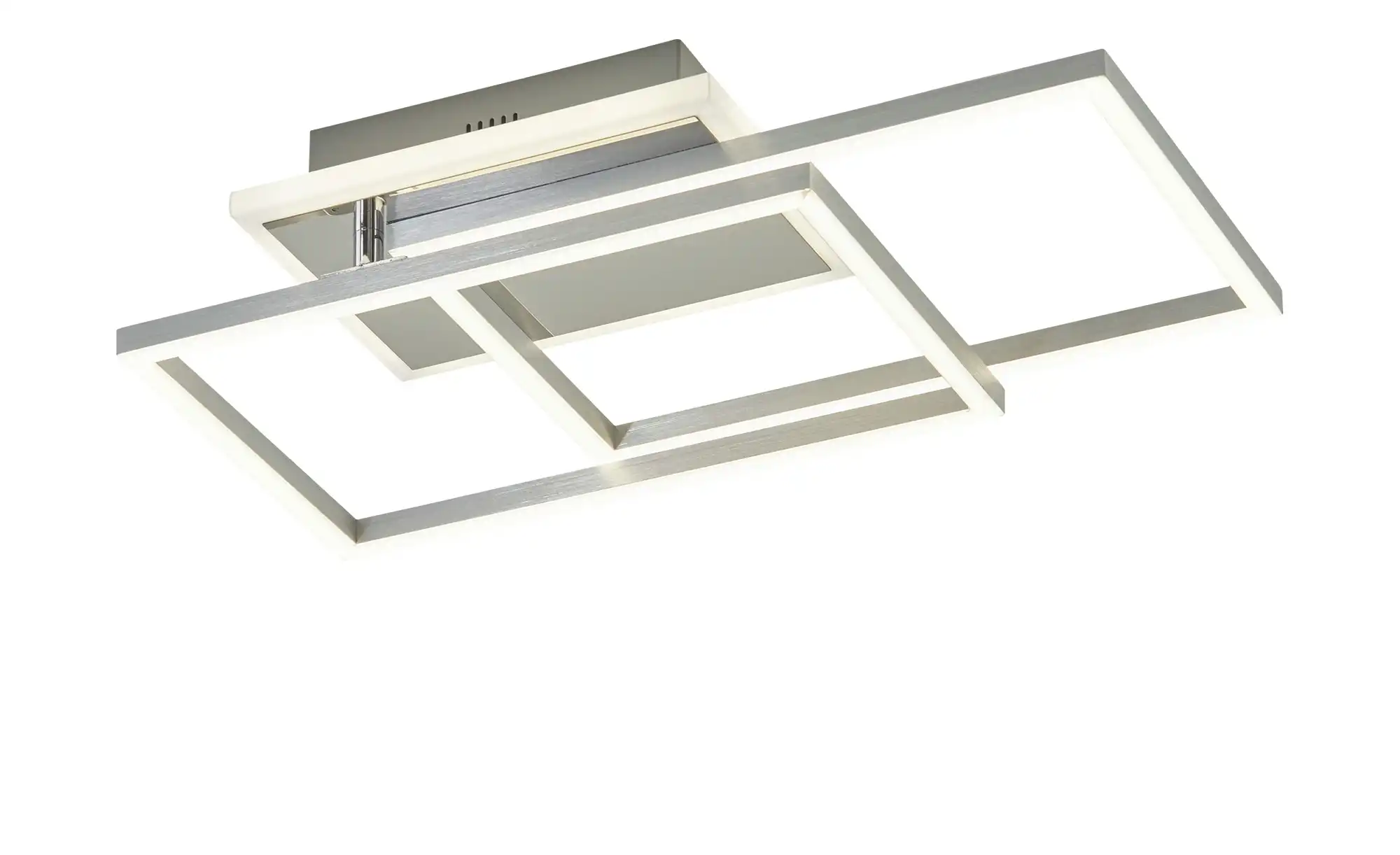 KHG LED-Deckenleuchte, chrom, ´rechteckig´ mit Fernbedienung