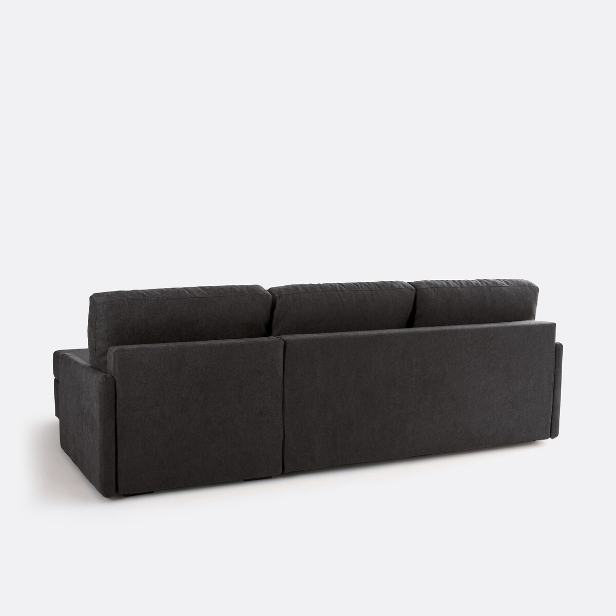 LA REDOUTE INTERIEURS<br>Sofá-cama de canto, tecido texturizado, espuma Marta