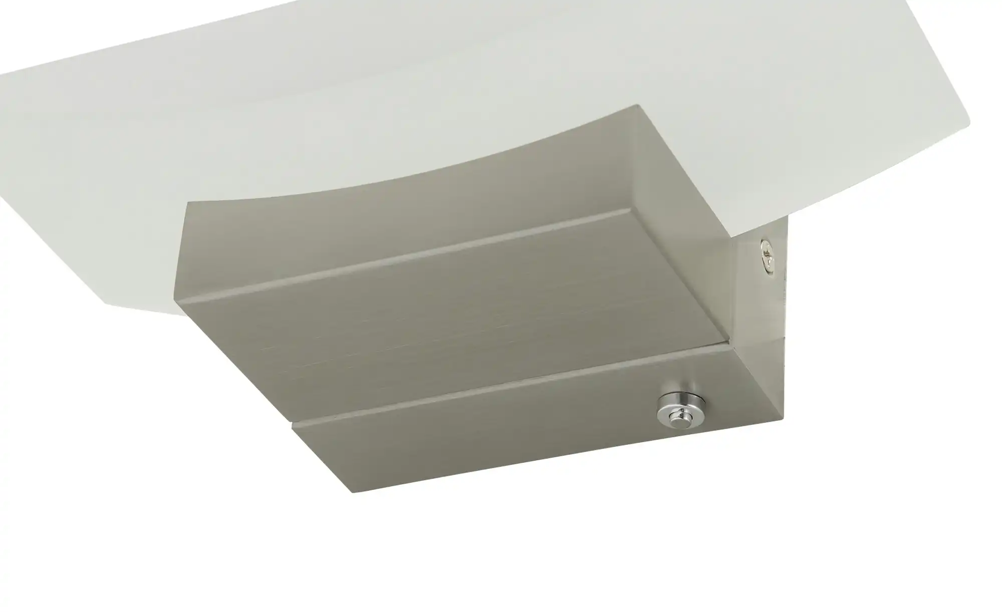 Fischer-Honsel LED-Wandleuchte, Nickel-matt mit Taster